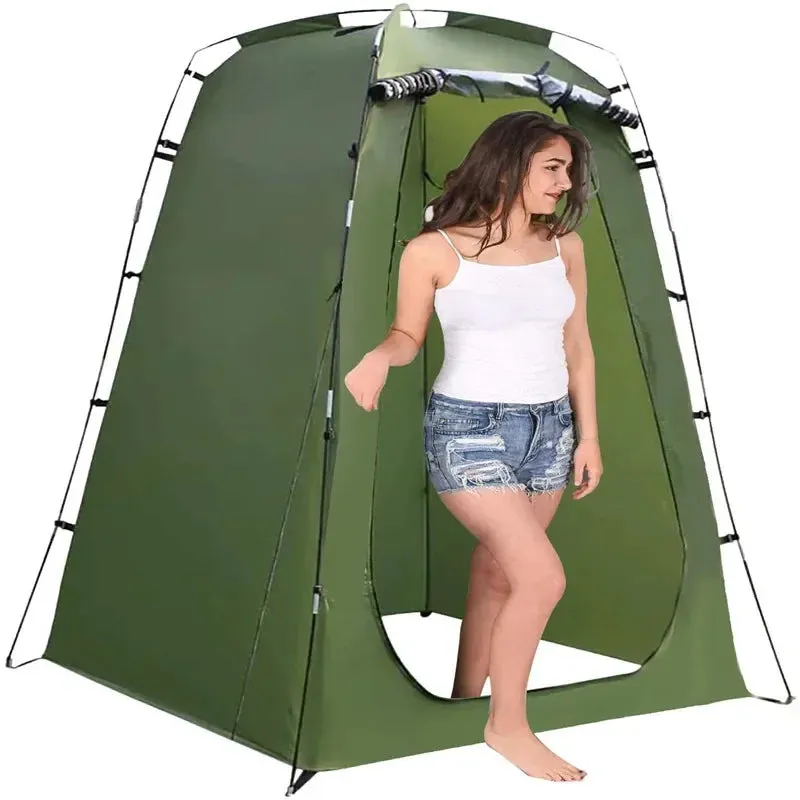 Portable Outdoor Shower Tent - Privacy Shelter for Camping, Beach, and Hiking