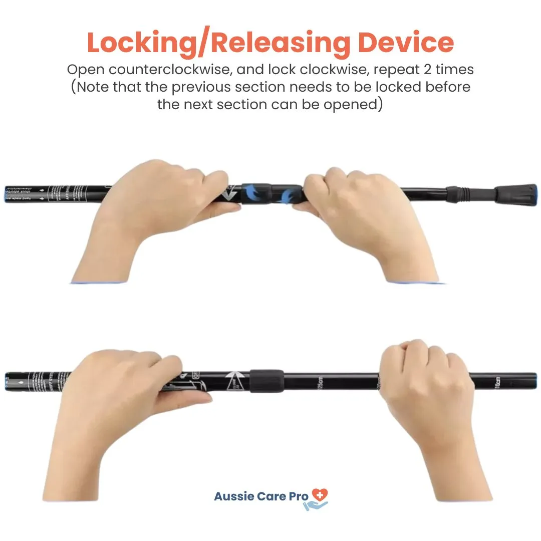 Premium Adjustable Trekking Poles – Lightweight, Shock-Absorbing Hiking Sticks for All Terrains