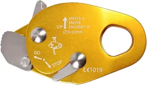 Professional Rope Grab Falling Arrestors Auto Lock Retarder Ascending Descender for Mountain Climbing