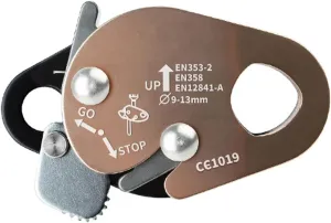 Professional Rope Grab Falling Arrestors Auto Lock Retarder Ascending Descender for Mountain Climbing