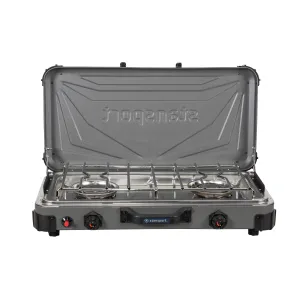 Propane Stove -2-25 K Burners - Gray