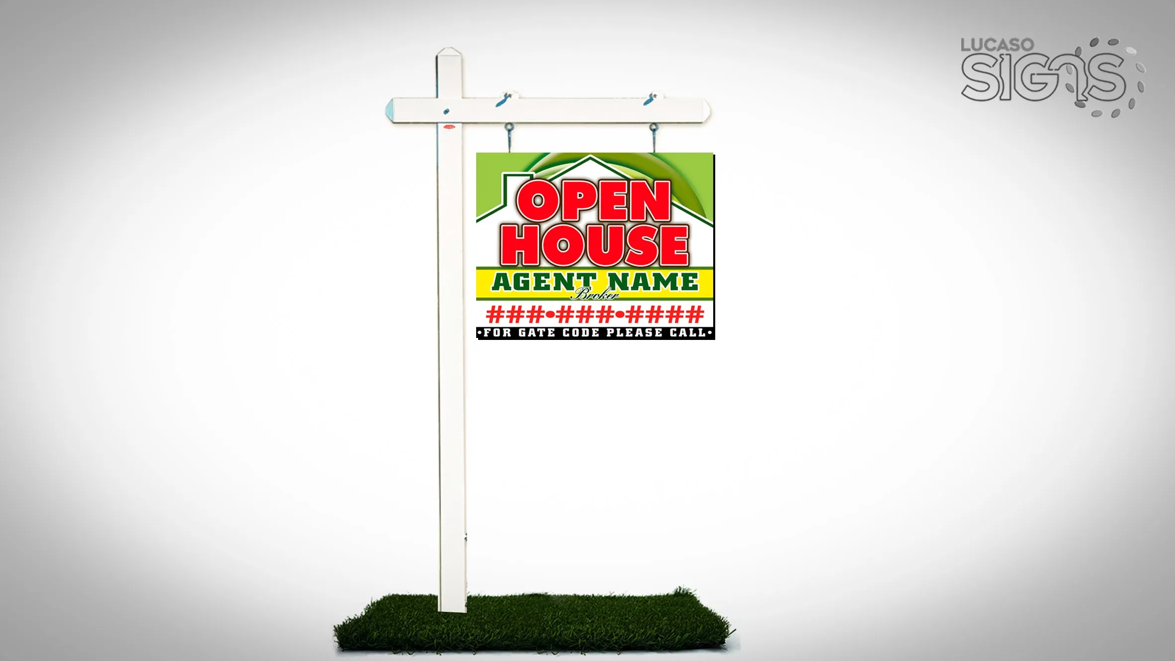 Real Estate Large Pole Sign