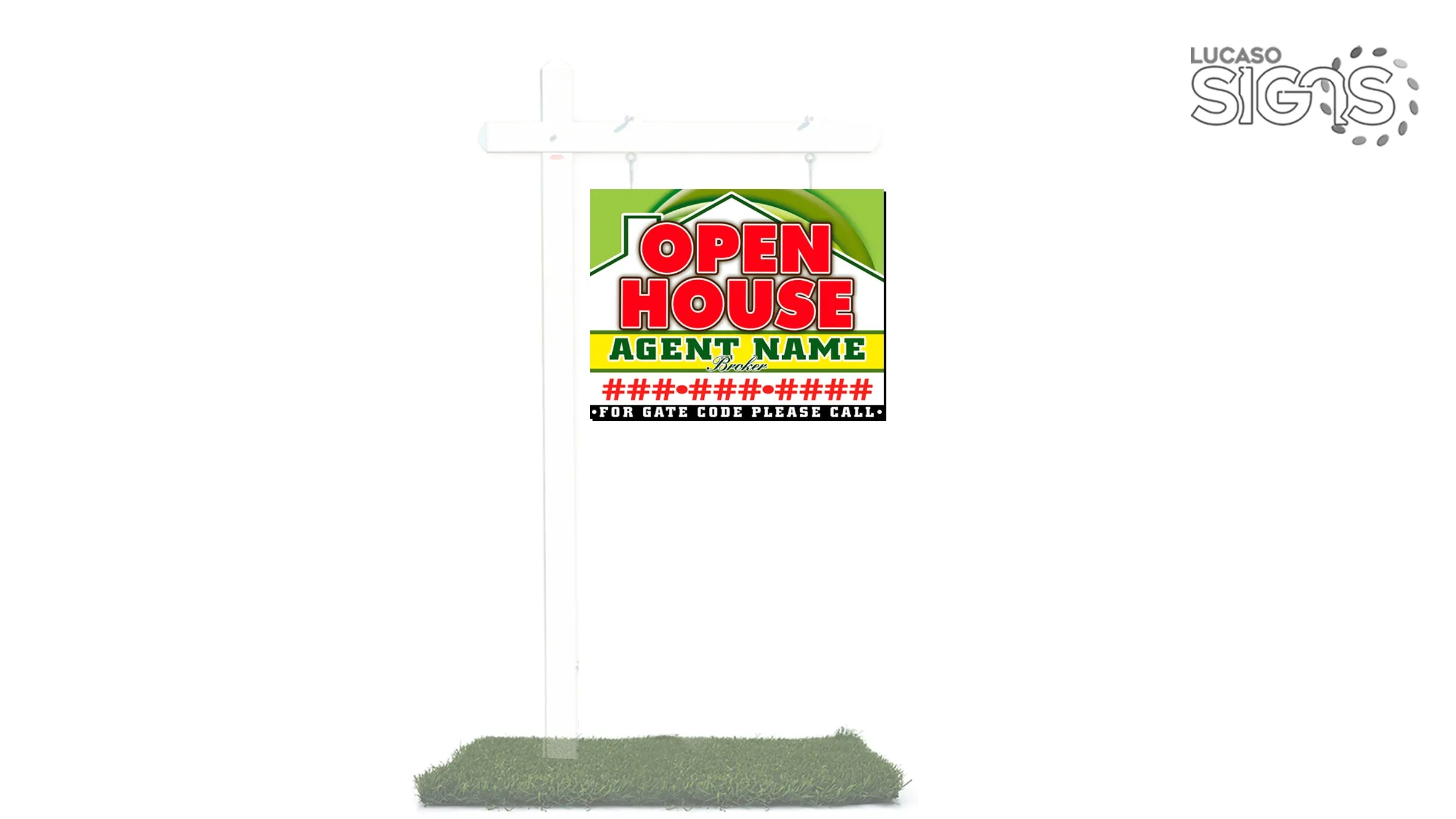 Real Estate Large Pole Sign