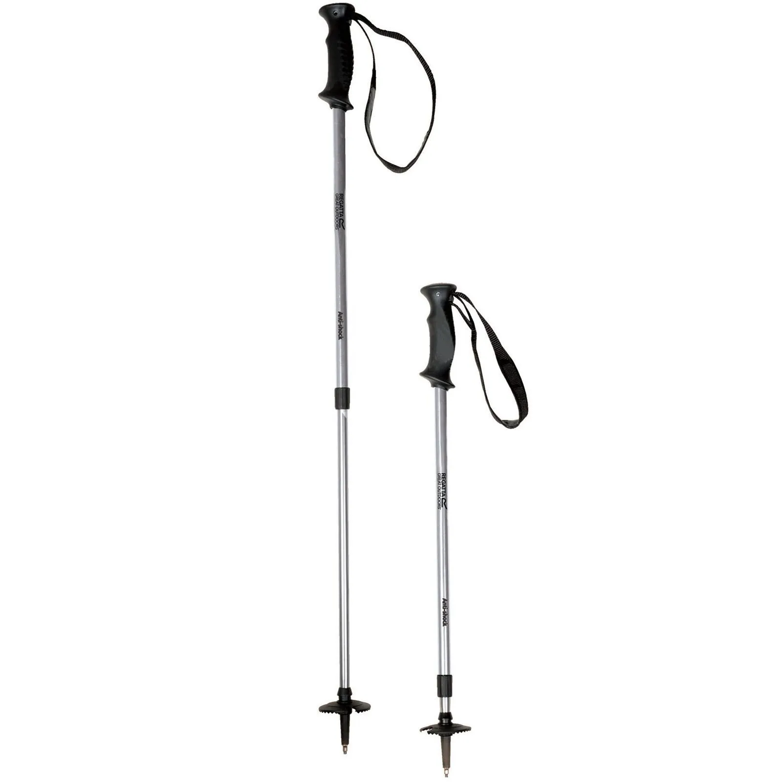Regatta Unisex Adults AntiShock Walking Pole - Silver