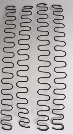 Replacement Springs for Ekornes Large Stressless Recliner Seat Repair Springs 9 Gauge 19.5” 4 Pieces