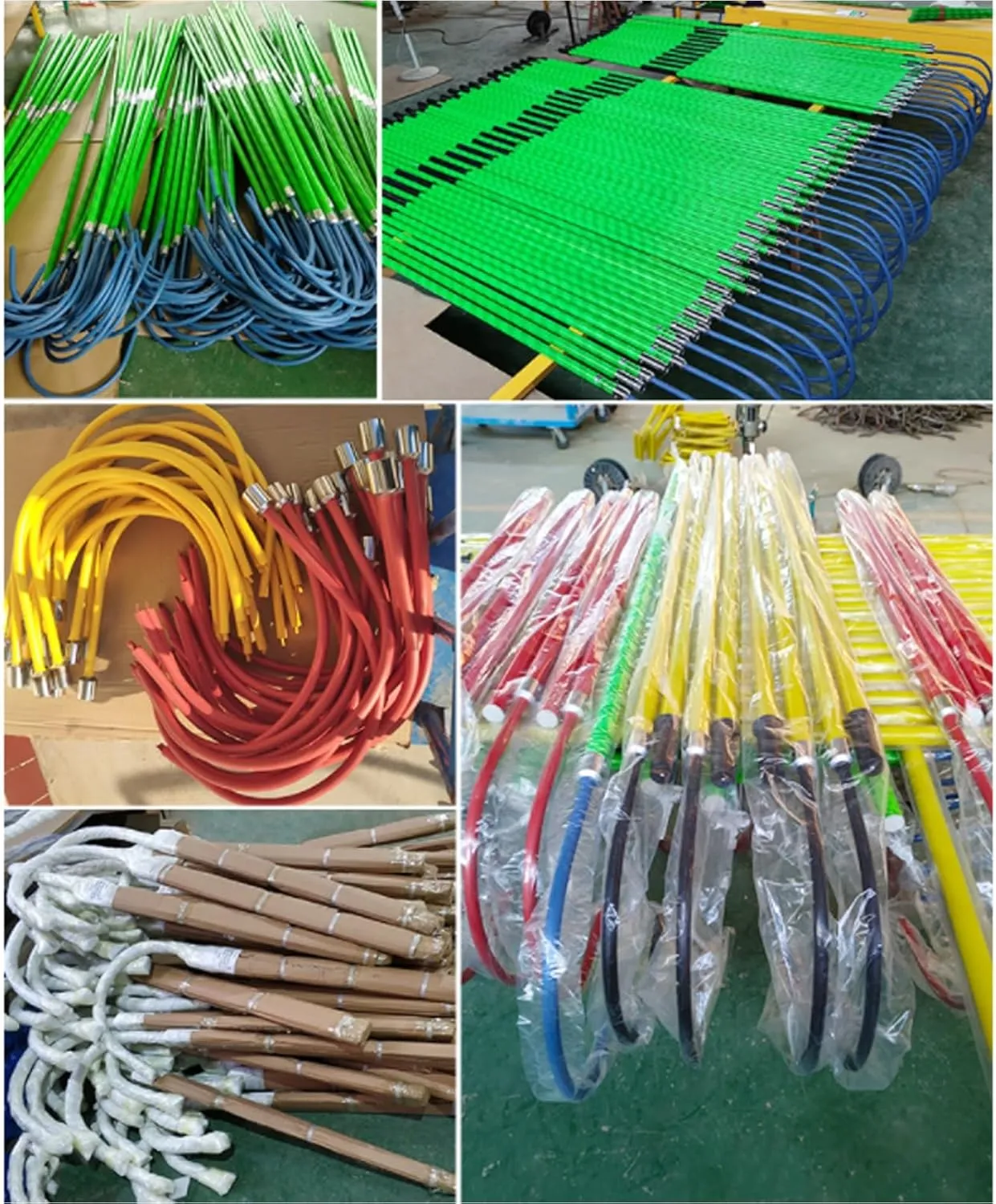 Rescue Hook Life-Saving Pull Rod 3.3Ft 4.9Ft 6.6Ft 9.8Feet Insulated Electrical Rescue Hook, Anti Electric Shock Rescue Pole/Safety Electrical Personal Rescue Stick, High Voltage Insulated Security To