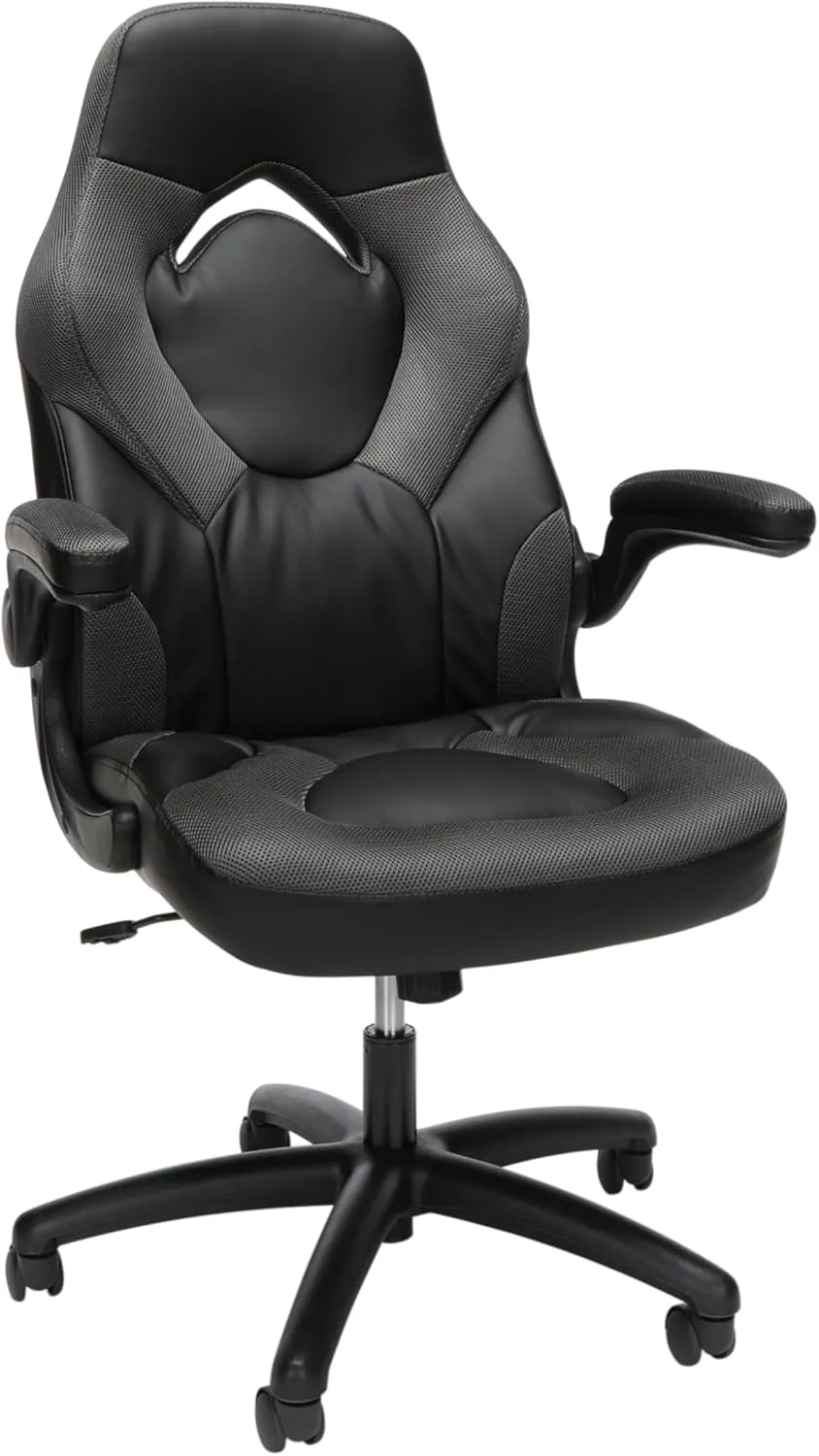 RESPAWN 3085 Gaming Chair - Gamer & Office Chair with Integrated Headrest, Adjustable Tilt & Tilt Lock - Gray