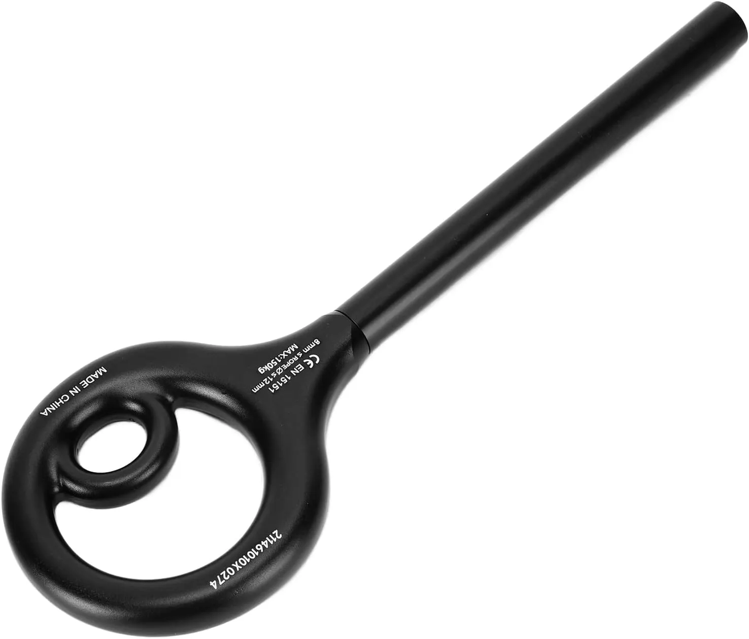 Rock Climbing Downhill Equipment 9 Shape Rigging Descender for Safety Protection, Suitable for Climbing and Rescue, Aluminum Alloy Material