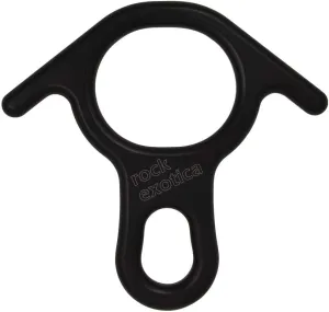 Rock Exotica Rescue Eight Descender F3 - Durable Aluminum Figure 8 with Side Ears for Rappelling and Rope Control – Made in The USA