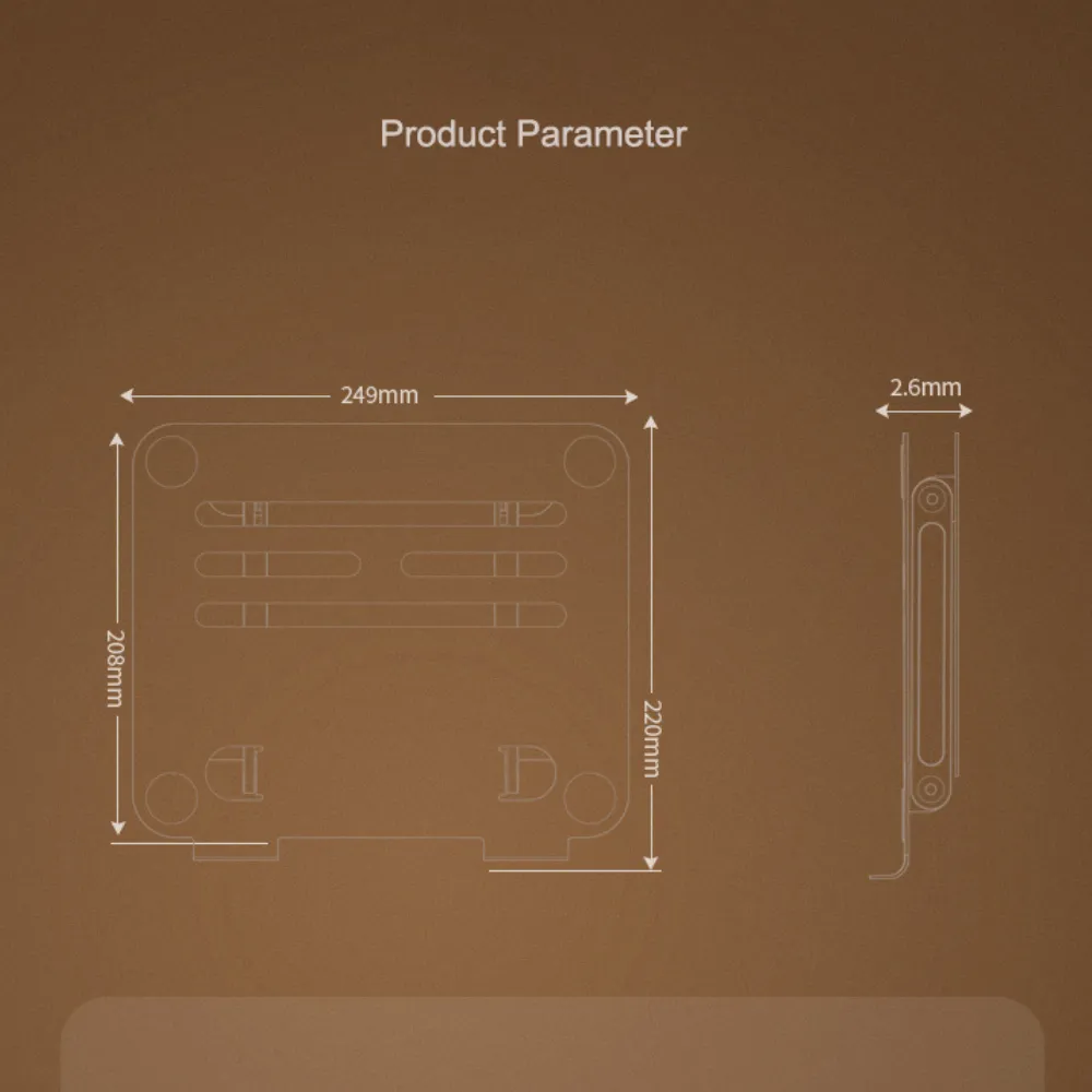 Rock - Foldable Macbook & iPad Laptop Stand