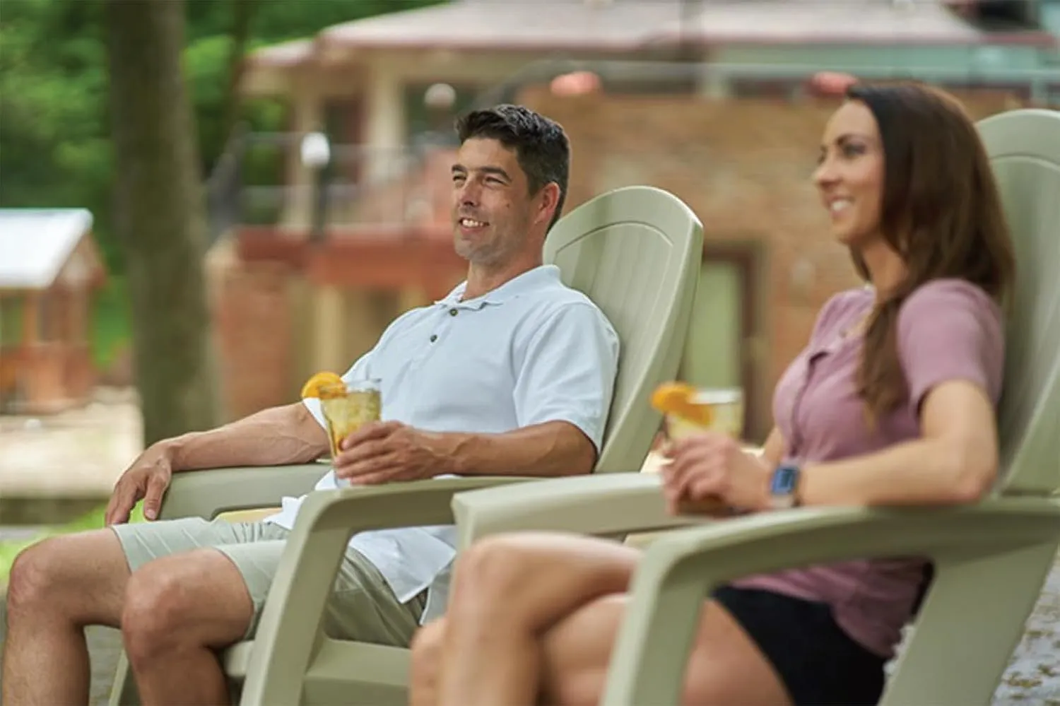 Rockaway Heavy Duty All-Weather Outdoor Rocking Chair Plastics - Green