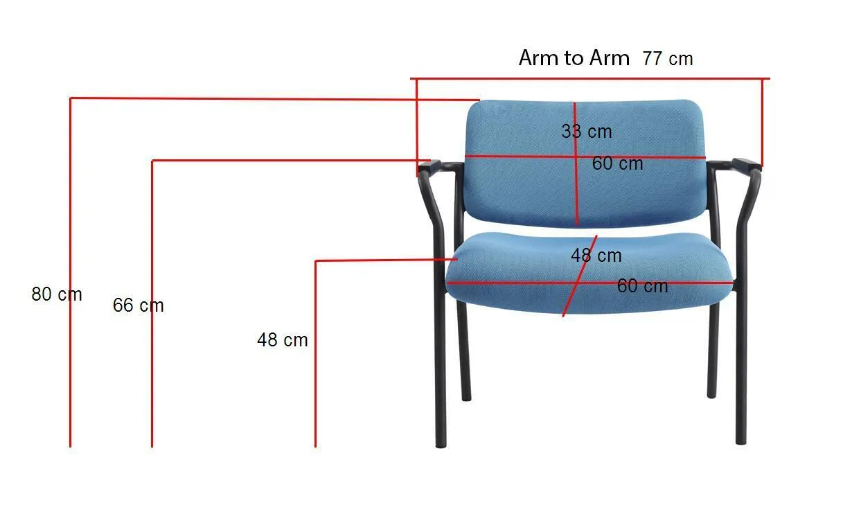 Rotary Heavy Duty Visitor Chair