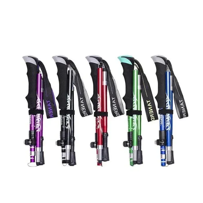 Royaleva Adjustable Trekking Poles - Foldable Telescopic Pole