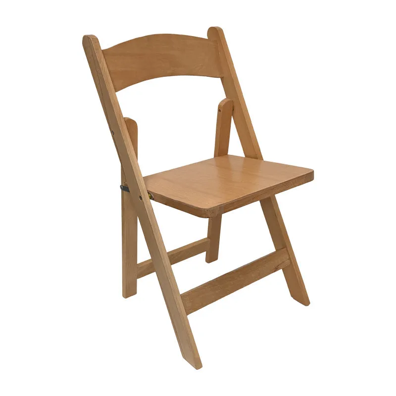 Rustic Wooden Folding Chair