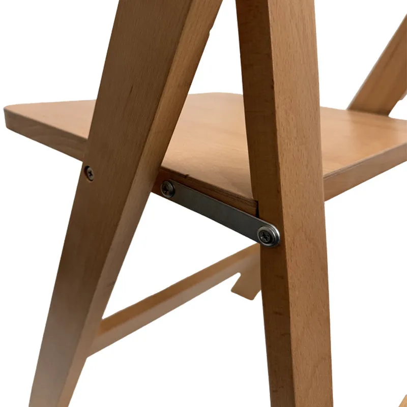 Rustic Wooden Folding Chair