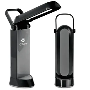Rynx | Desk Lamp For Monitor Arms, Compatible With 1.18-1.38 Inch Diameter Pole-Mounted Dual Monitor Stand, 1200Lm Dimmable De