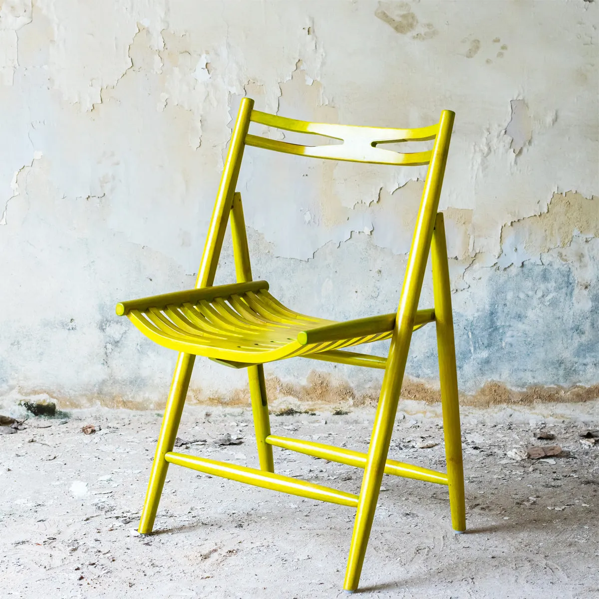 SAWBOO FOLDING CHAIR - LIGHT YELLOW