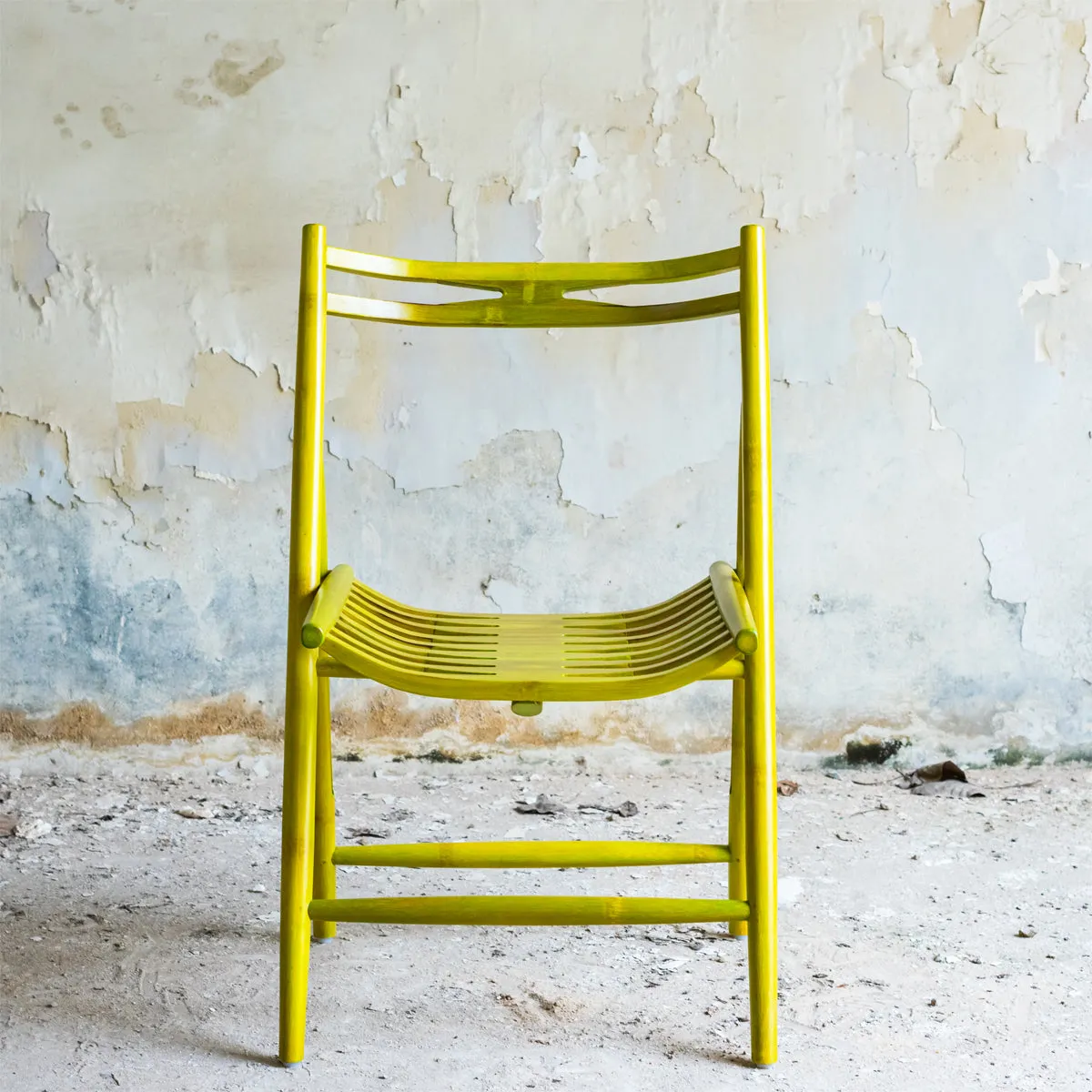 SAWBOO FOLDING CHAIR - LIGHT YELLOW