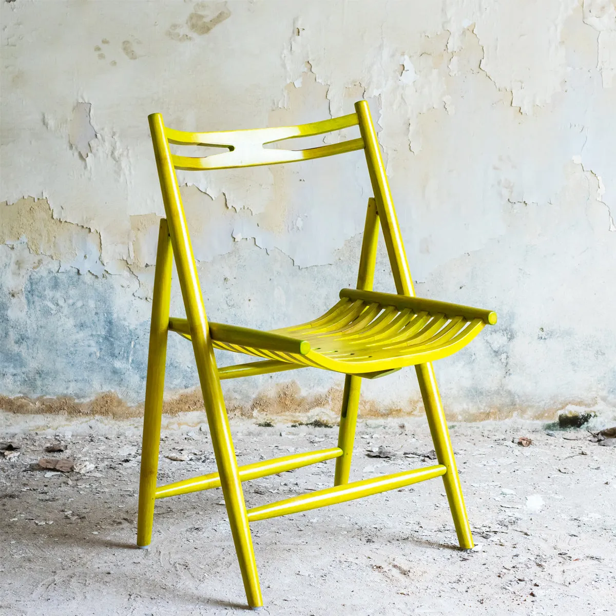 SAWBOO FOLDING CHAIR - LIGHT YELLOW