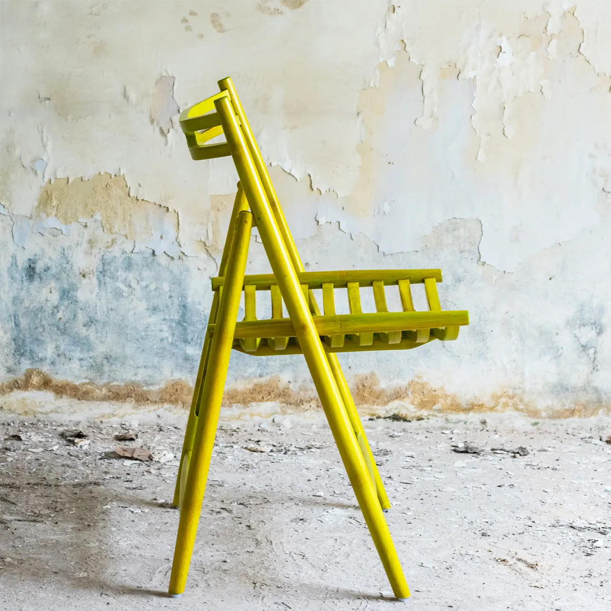 SAWBOO FOLDING CHAIR - LIGHT YELLOW