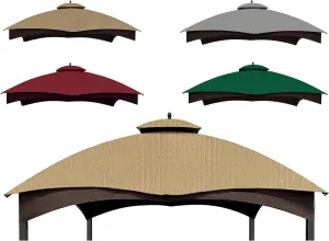 SCOCANOPY Beige Ripstop Replacement Cover for Lowe's Allen Roth 10X12 Gazebo Model #TPGAZ17-002C
