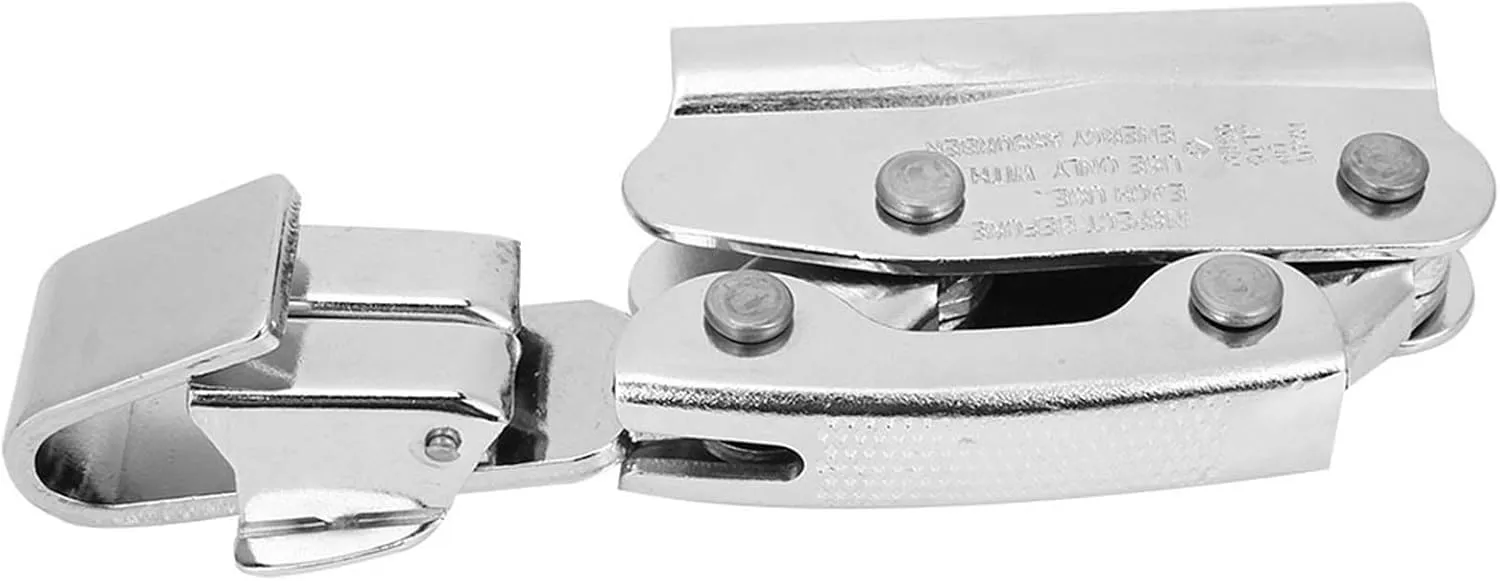 SelfBraking Stop Descender Clamp for Clim &, IF with Round Hole Design (Press-type hanging point)