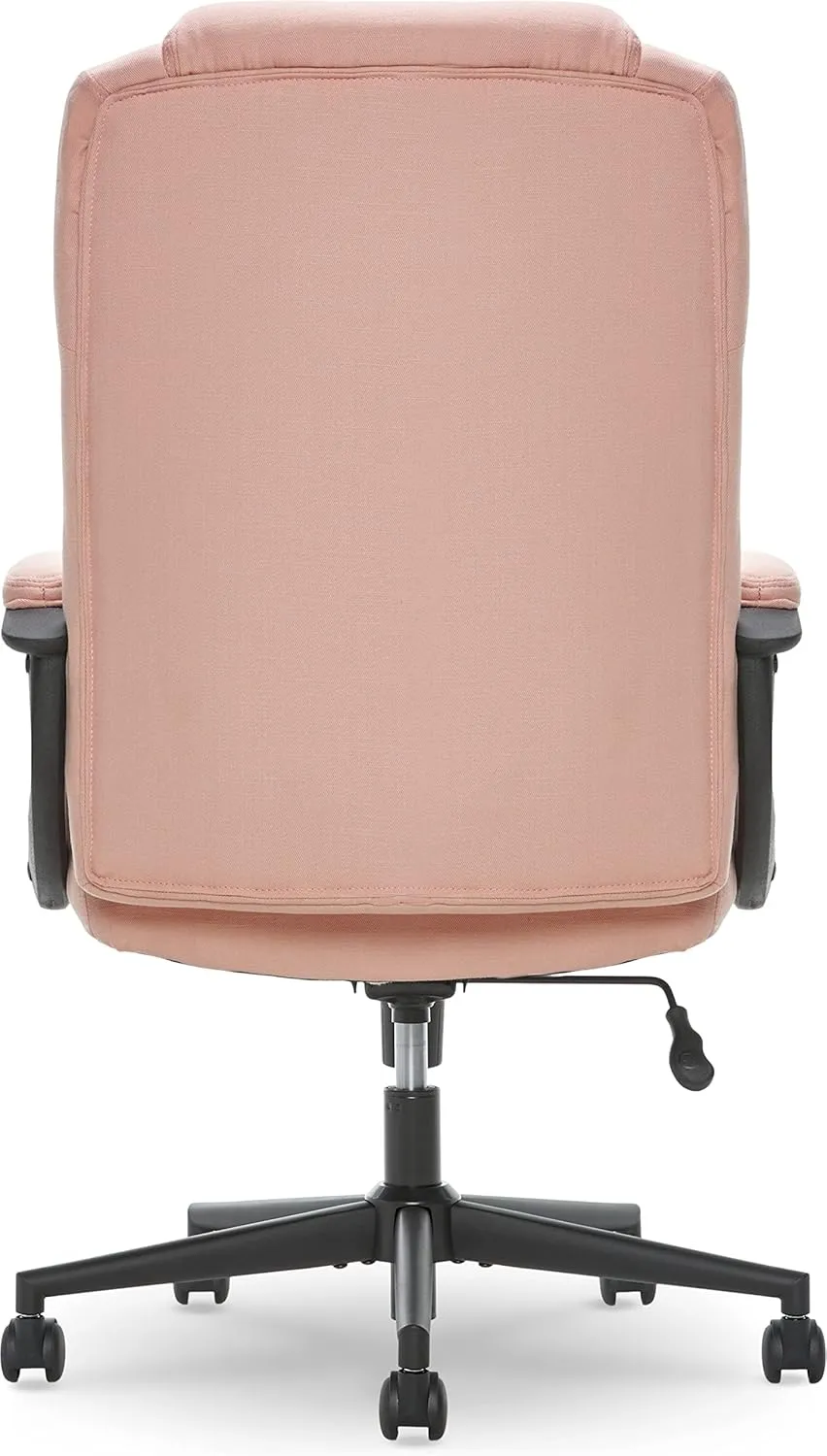 Serta Style Hannah II Office Chair, Harvard Pink Microfiber