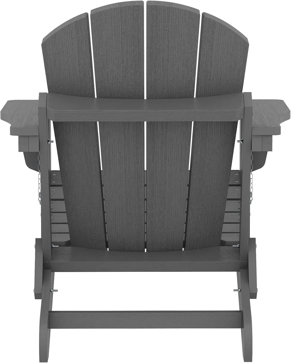 SERWALL Adirondack Chair for Patio Garden Outdoors Fire Pit- (Folding Gray)
