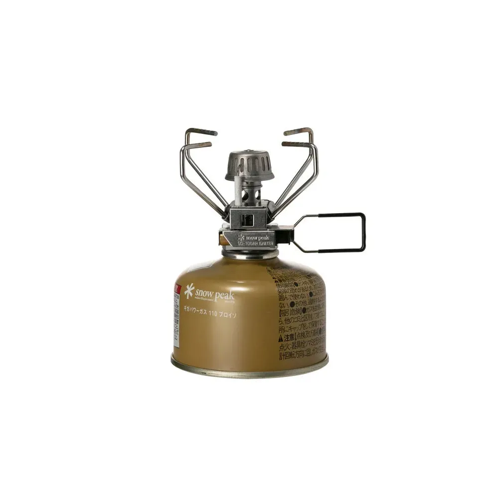 Snow Peak GigaPower Stove Renewal 不鏽鋼自動點火小型瓦斯爐 GS-100AR2