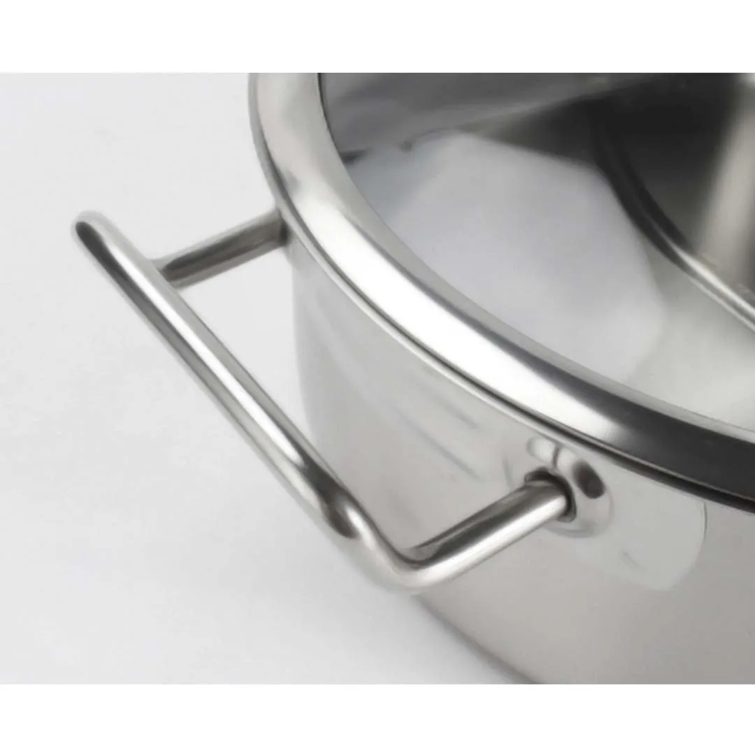 SOGA Dual Burners Cooktop Stove, 30cm Cast Iron Frying Pan Skillet and 28cm Induction Casserole
