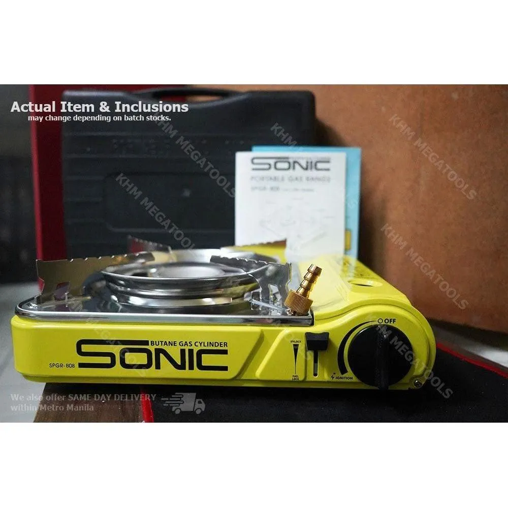 Sonic SPGR-808 2in1 Stainless Portable Gas Range (Butane/LPG) (Damaged Box)