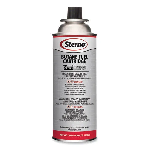 Sterno® Butane Fuel Cartridge, 8 Oz
