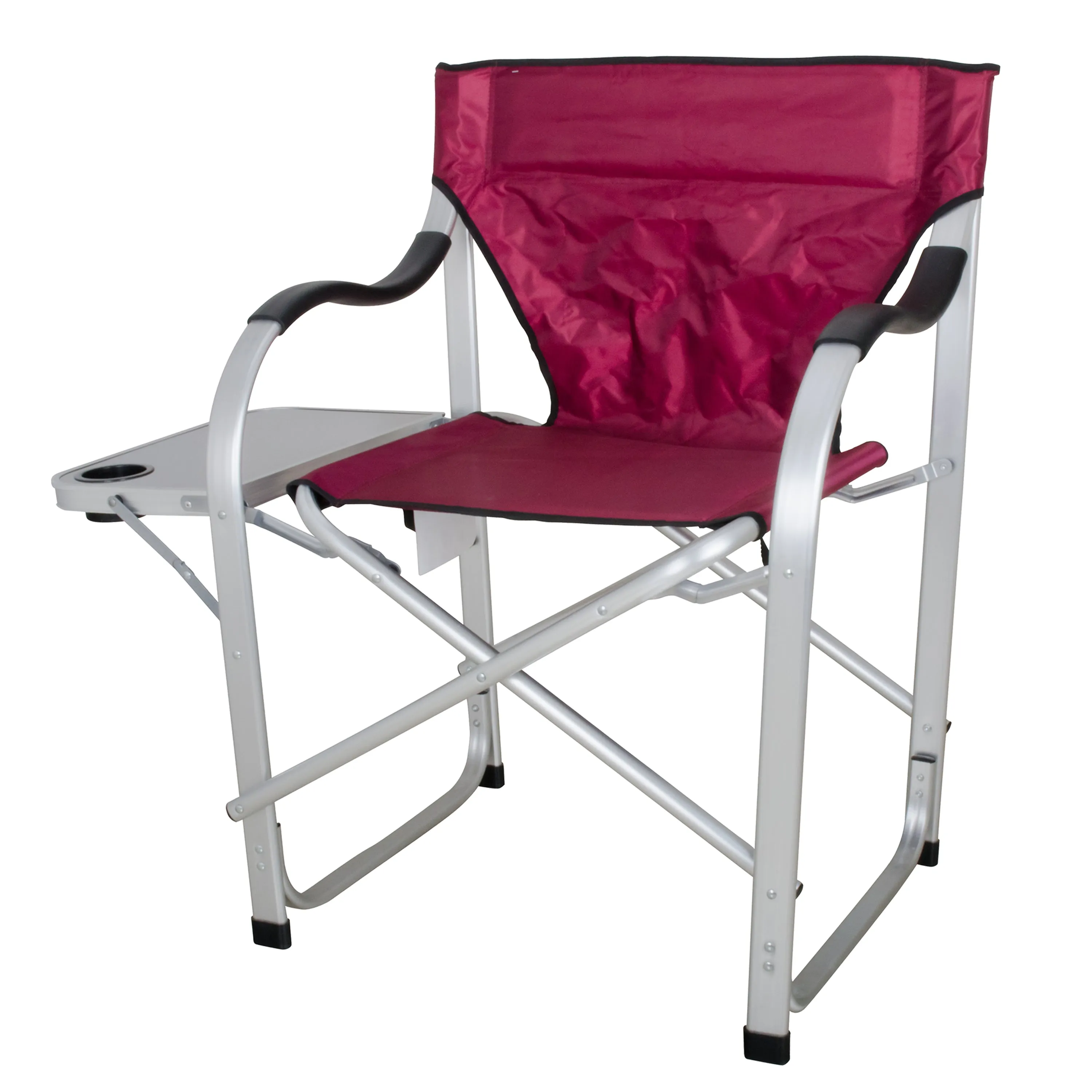 Stylish Camping Heavy-duty Chair w/ Side Table