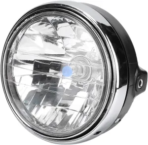 Terisass LED Headlight Modified Retro Round Motorcycle Head Front Light Assembly Headlamp 250 VT250 CB400 CB750 CB900 1000 1300 VTEC HONET600 CB-1 for Suzuki 74A 400 77A ZX400