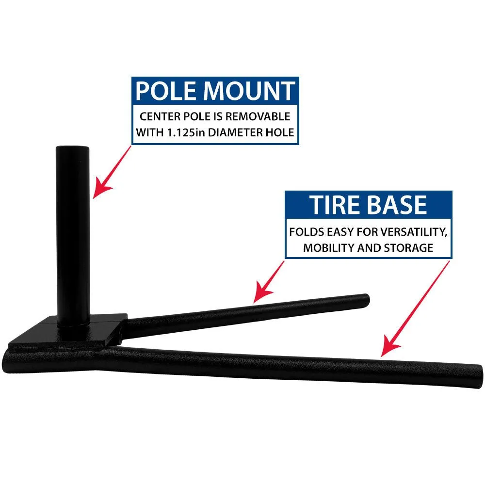 Tire Base (Foldable) for Advertising Flag Pole