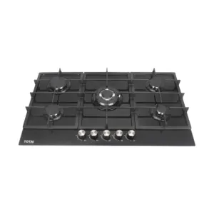 Totai 90CM Black 5 Burner Gas Hob 03/TS5BNR