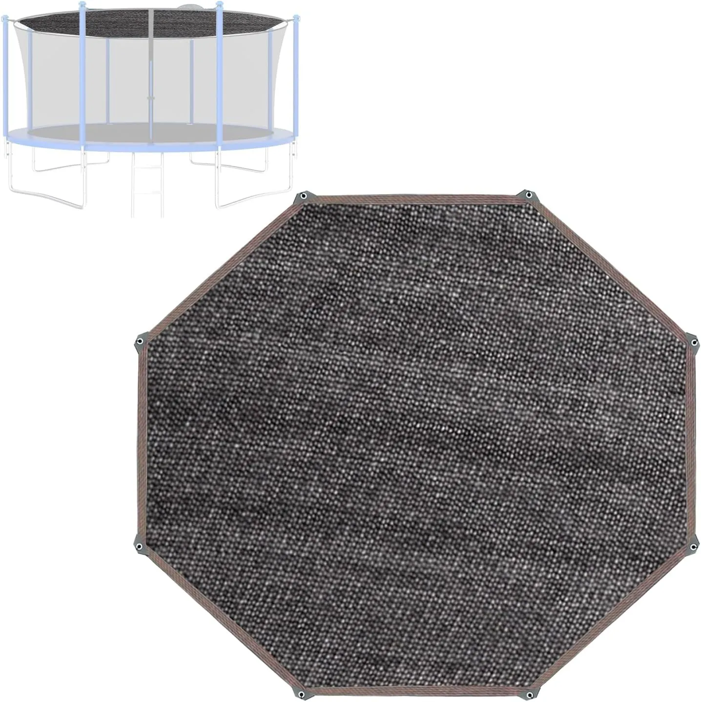Trampoline Roof,Canopy Awning Trampoline Sun Protection | Waterproof Foldable Sunblock Shade Cloth for Patio Backyard Garden