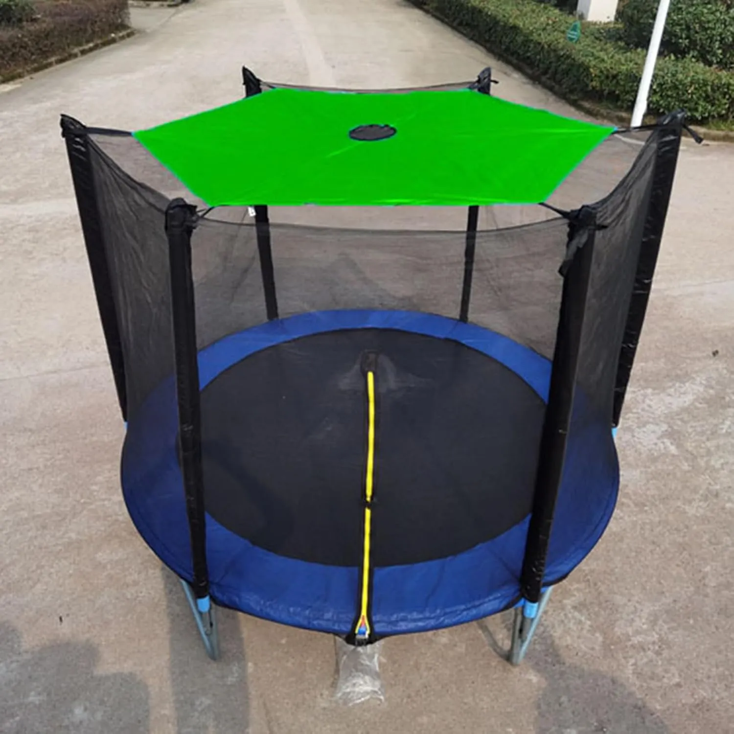 Trampoline Shade Cover – Waterproof Sunshade for 6/8 Pole Trampolines, Tear-Resistant UV Tent Canopy for Outdoor Rain & Sun Protection, Foldable Roof for Backyard, Patio, Sports Use