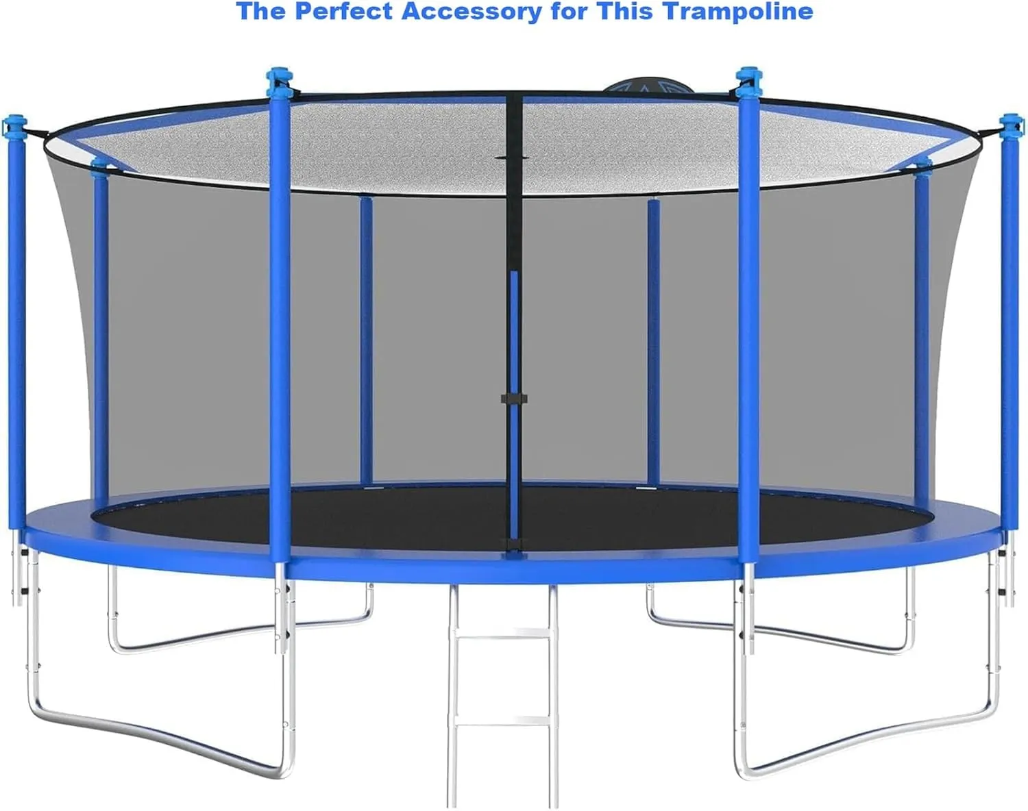 Trampoline Shade Cover,New 8ft 10ft 12ft 14ft 16ft Sun Protection Trampolines Canopy,Breathable Trampoline Tent Cover for Outdoor Backyard Playground