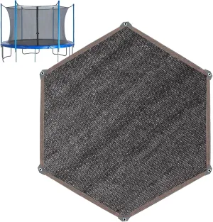Trampoline Sun Shade Cover - Canopy Awning Trampoline Sun Protection Rain Cover For Trampoline Waterproof Foldable Sunblock Shade Cloth For Patio Backyard Garden