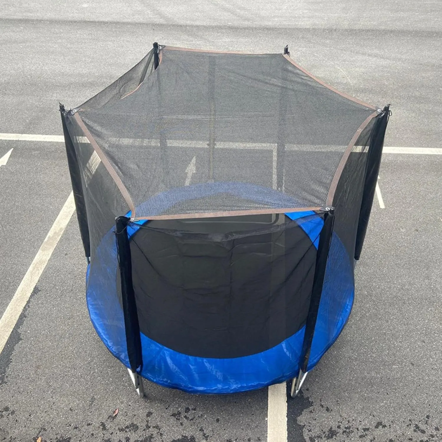 Trampoline Sun Shade Cover - Canopy Awning Trampoline Sun Protection Rain Cover For Trampoline Waterproof Foldable Sunblock Shade Cloth For Patio Backyard Garden