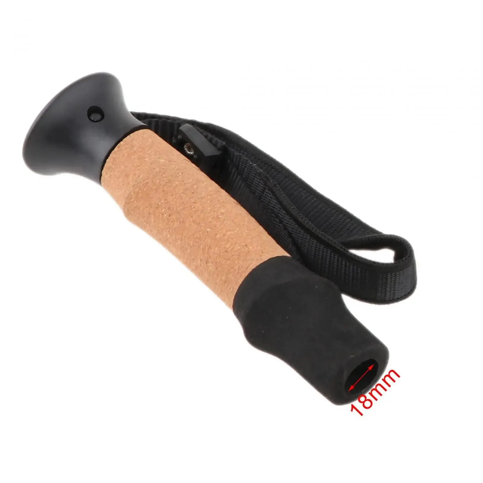 Trekking Pole Handle Adapter with Hand Strap - Durable Anti-Slip Walking Stick for Travel and Outdoor Camping