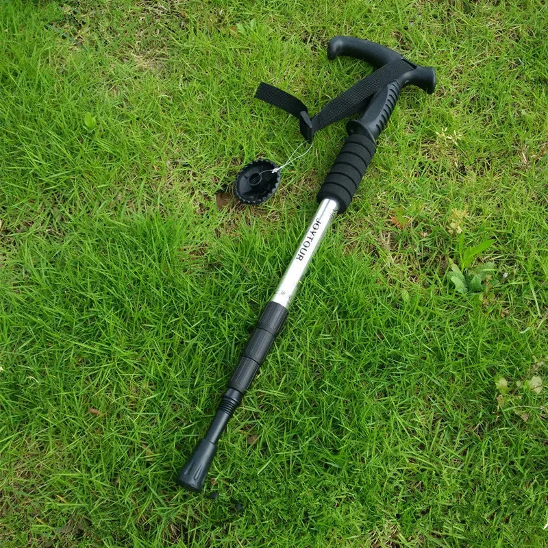 Trekking Poles Shock Absorption Foldable Ultralight Hiking Pole Suitable For Outdoor Camping Mountaineering Backpacking And Trip
