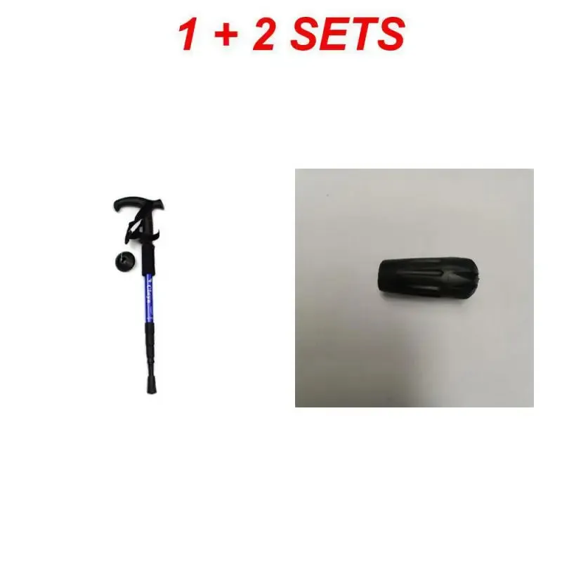 Trekking Poles Shock Absorption Foldable Ultralight Hiking Pole Suitable For Outdoor Camping Mountaineering Backpacking And Trip