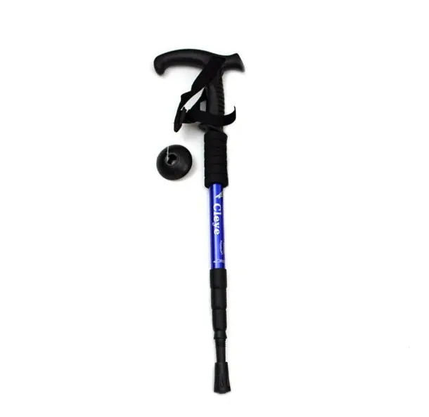 Trekking Poles Shock Absorption Foldable Ultralight Hiking Pole Suitable For Outdoor Camping Mountaineering Backpacking And Trip