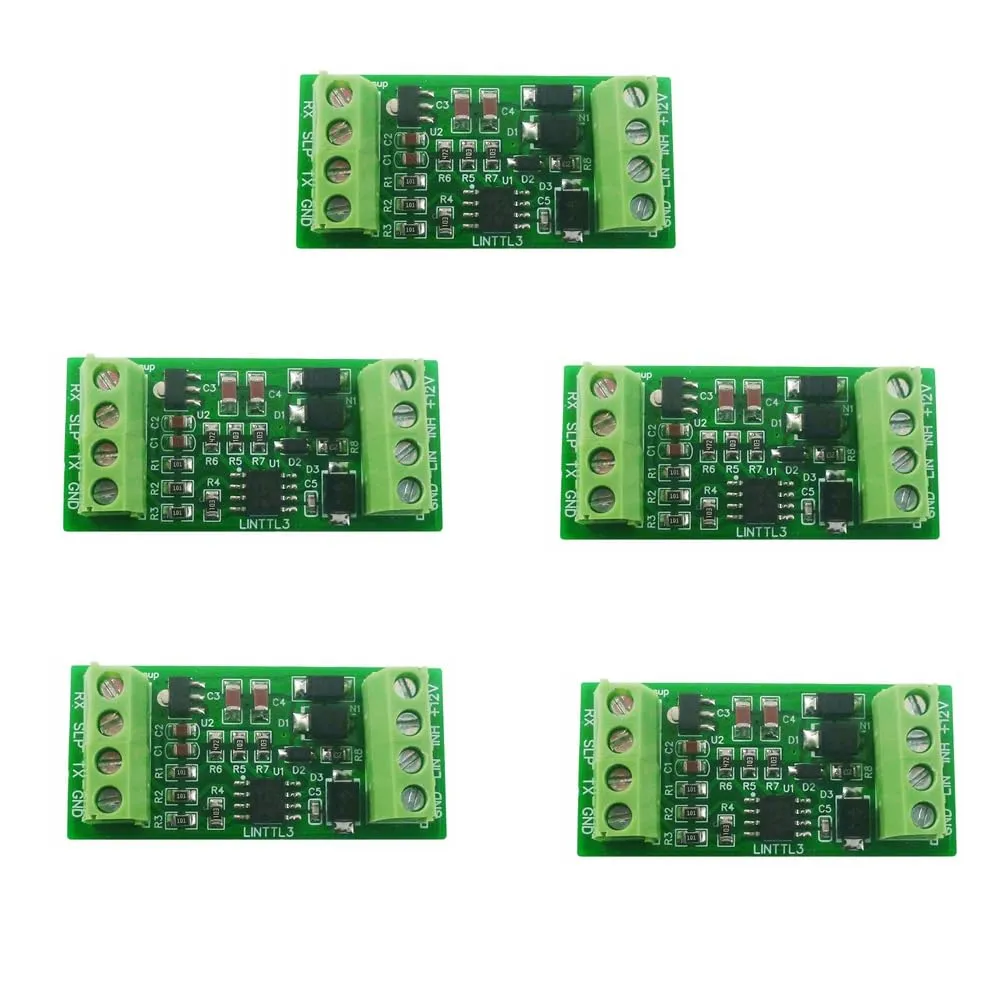 TTL UART to LIN Can Bus Converter Data Analyzer TJA1020 K_LINE Date Bus TJA1021 Chip LINTTL3 for Communication Monitoring (5 PCS)