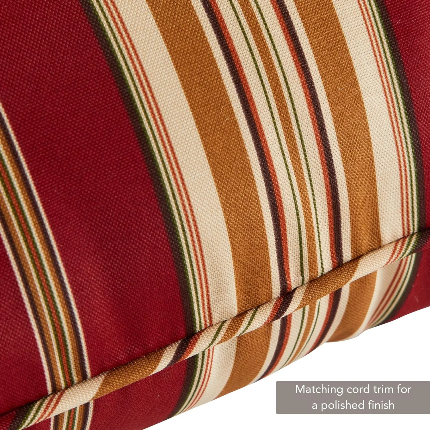 Tuscan Stripe Outdoor 2-piece Deep Seat Cushion Set