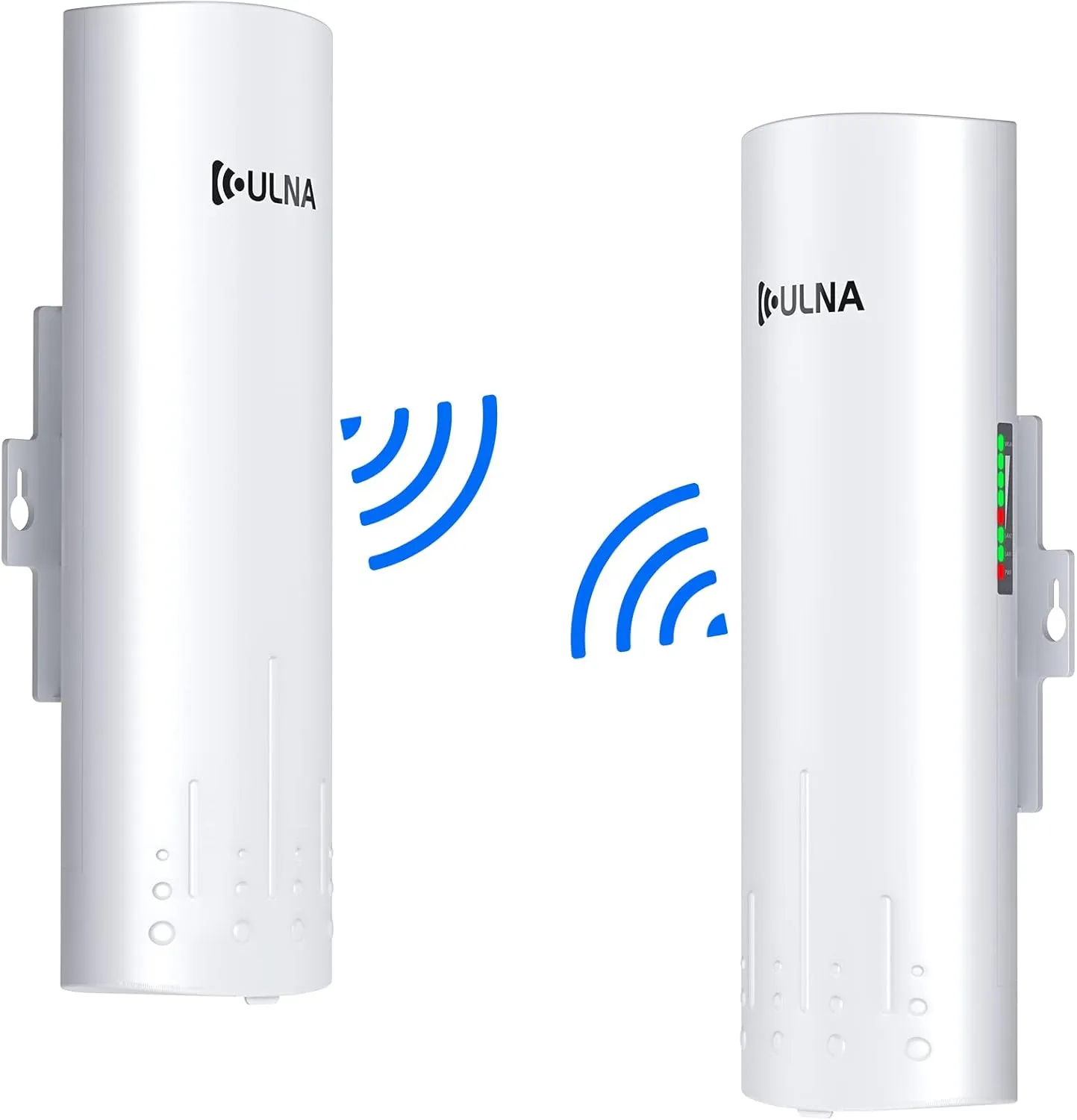Ulna Point to Point Wireless Bridge: 5.8GHz 1Gbps High-Speed Point-to-Point WiFi Extender – 3km Range, 16dBi Antenna, IP65 Waterproof, Plug & Play, Ideal for Barn, Garage, Shop