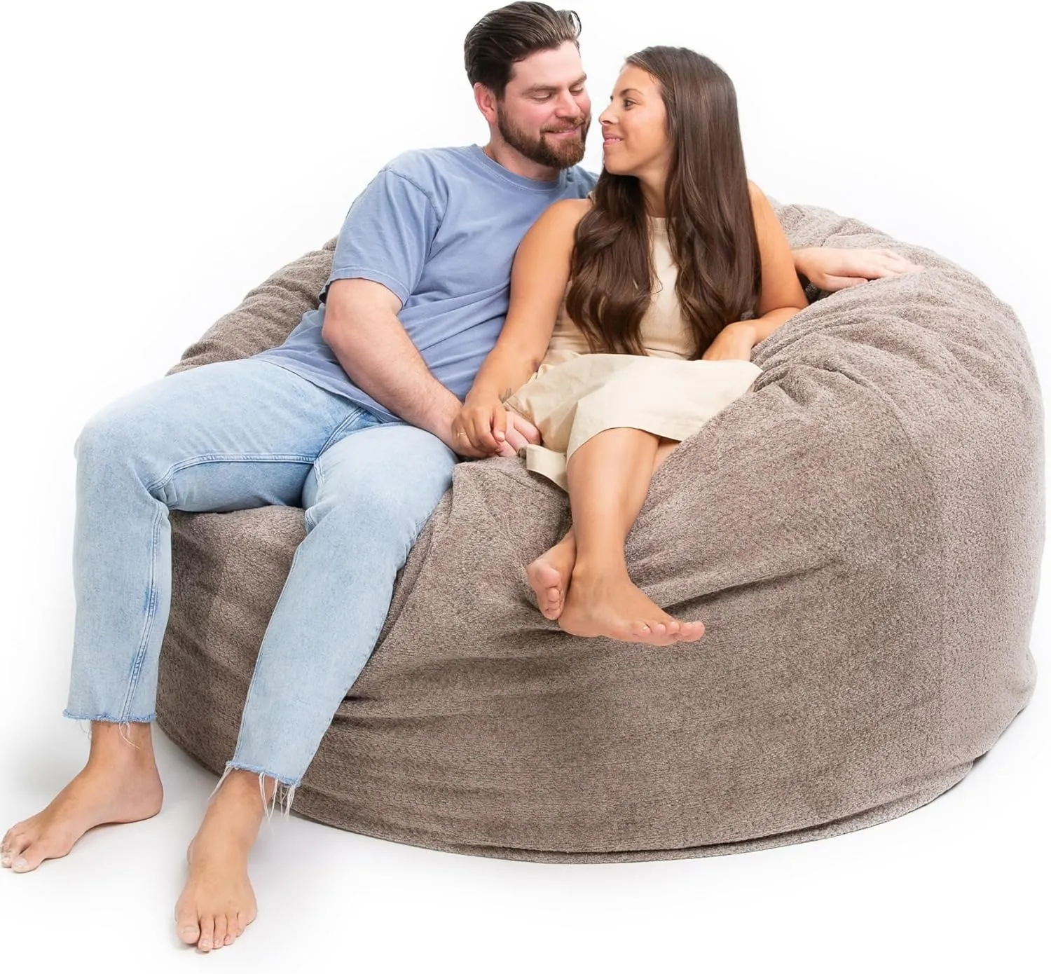 ULTIMATE SACK 6ft Bean Bag Chair, Oversize Bean Bag Chair for Adults, Comfy Chair Bean Bag Couch Lounge Sofa Loveseat Furniture | Cafe Bouchon