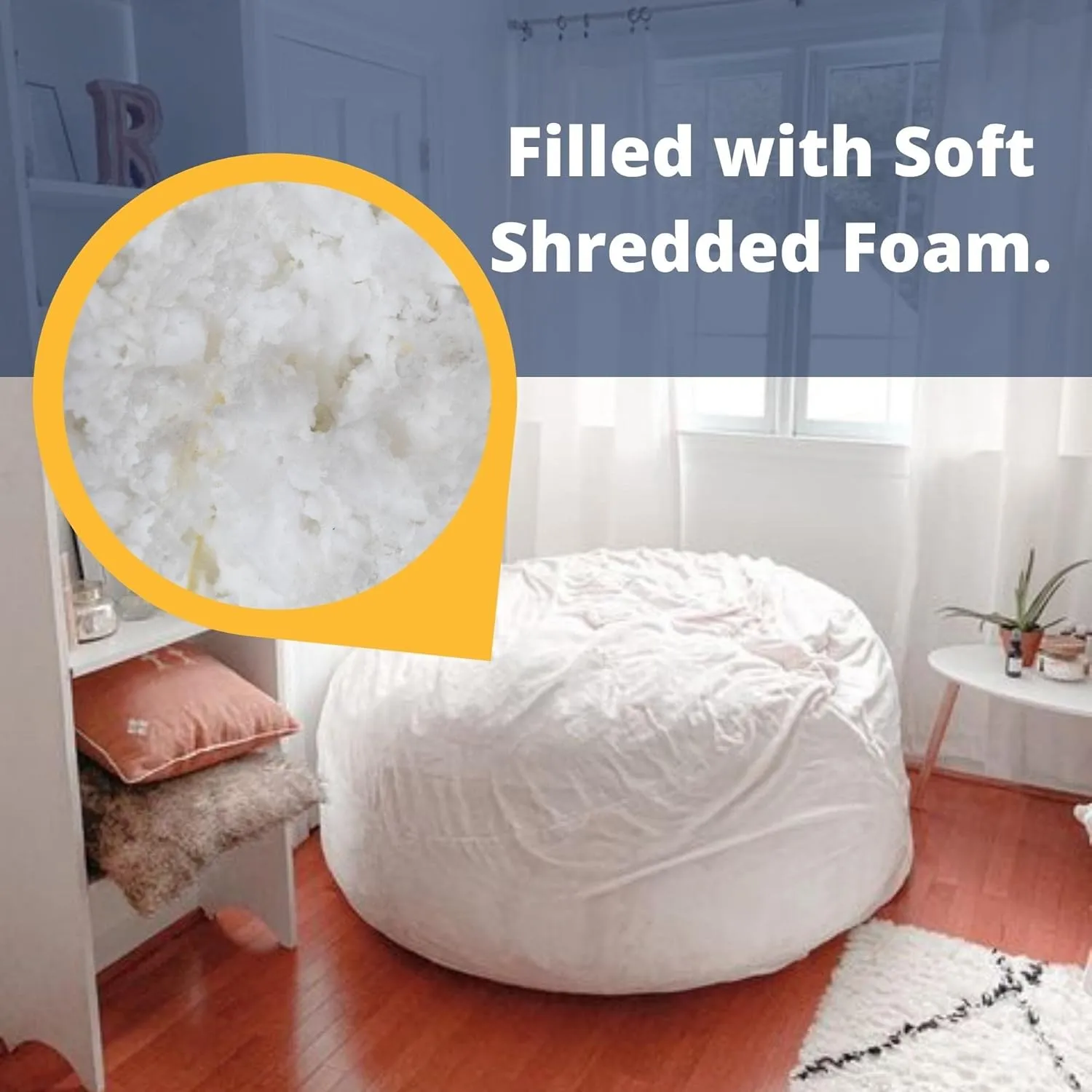ULTIMATE SACK Kids Bean Bag Chair, Oversize Bean Bag Chair for Adults, Comfy Chair Bean Bag Couch Lounge Sofa Loveseat Furniture | Hunter Green Suede